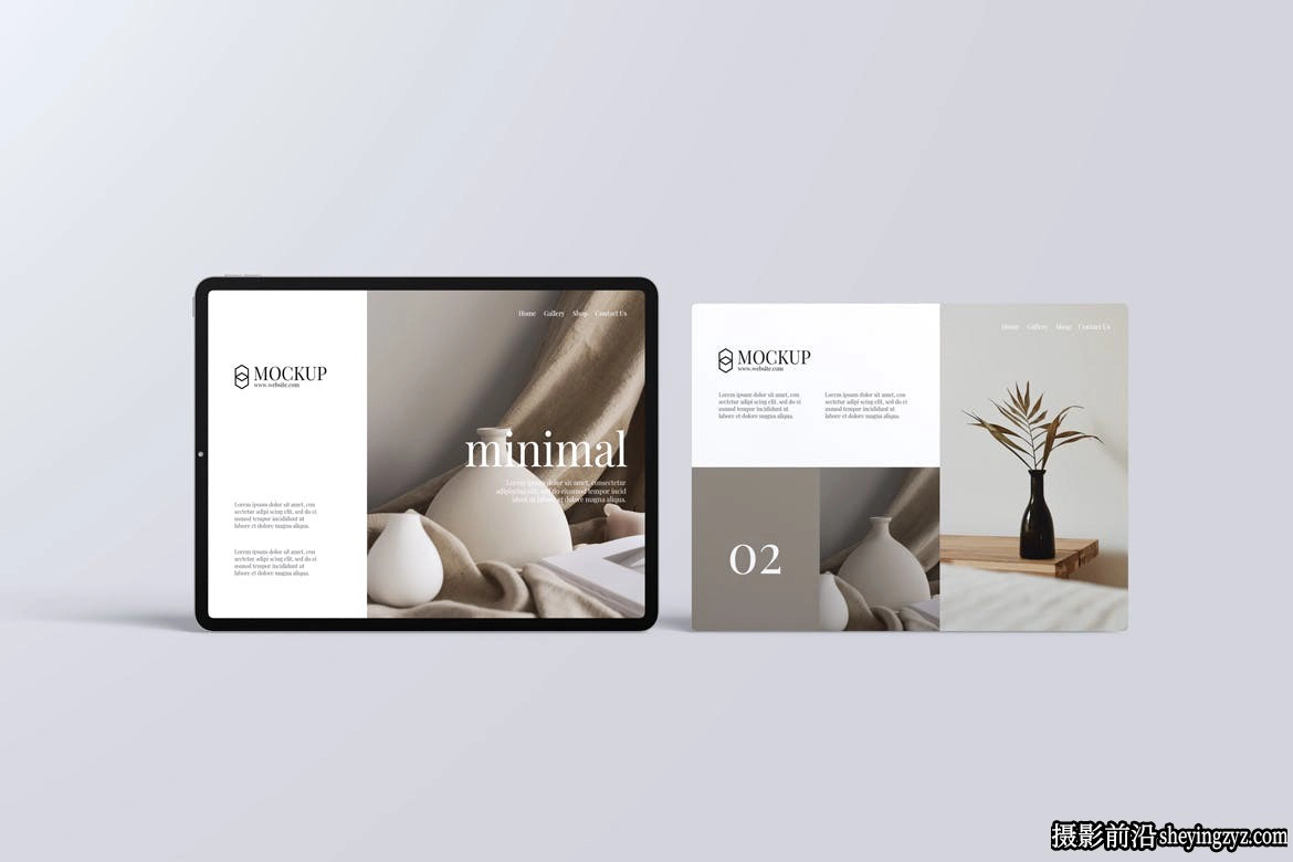 iPad平板电脑应用程序屏幕UI样机