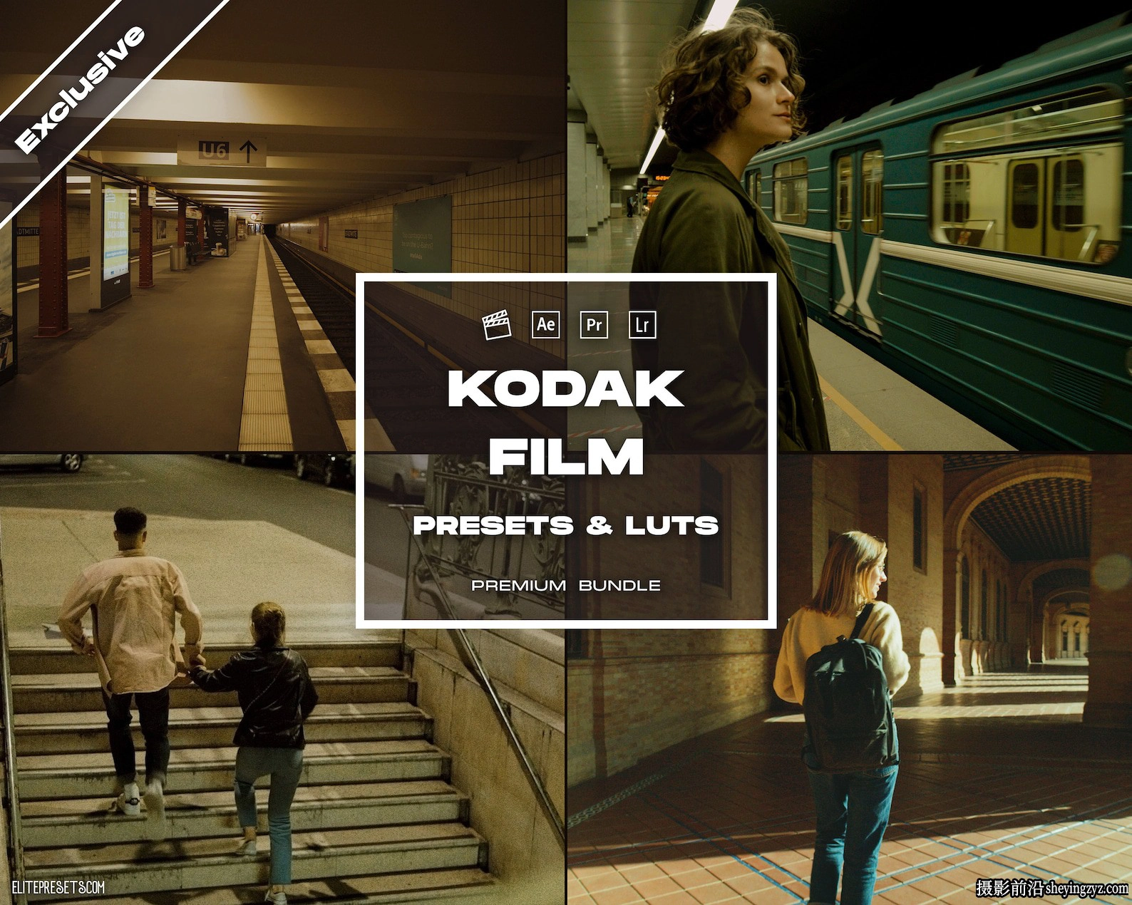 真正的柯达胶片仿真LR预设LUT预设 Kodak Film Presets &amp; LUTs