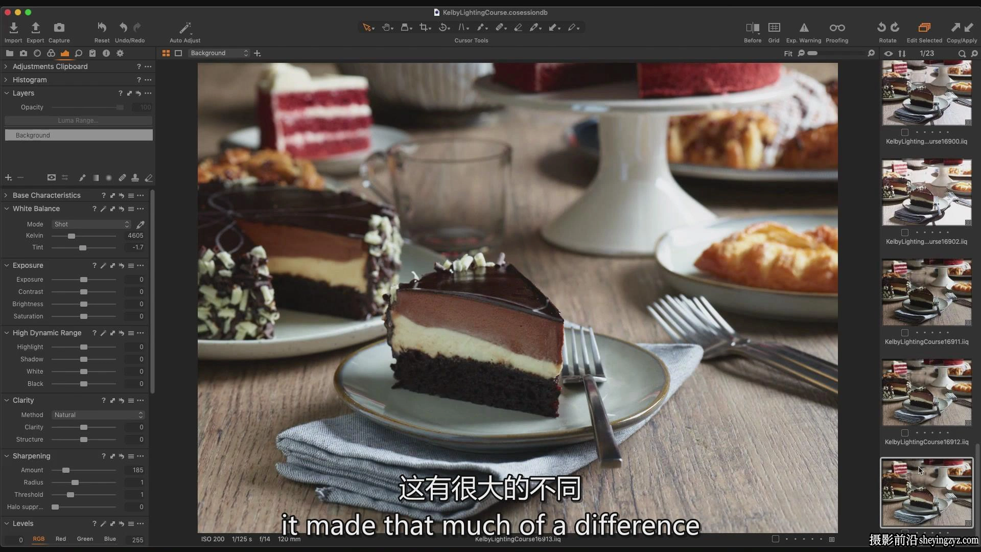 KelbyOne - AaronVan美食摄影食品摄影布光完整教程-中英字幕
