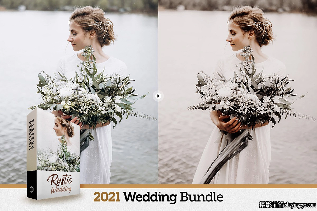 电影婚礼婚纱LR预设及手机lr预设PS动作合集200+ Wedding Presets Bundle