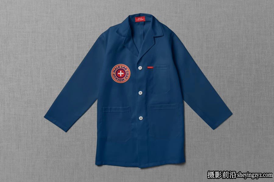实验室外套服饰样机展示模型