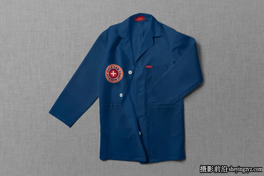 实验室外套服饰样机展示模型