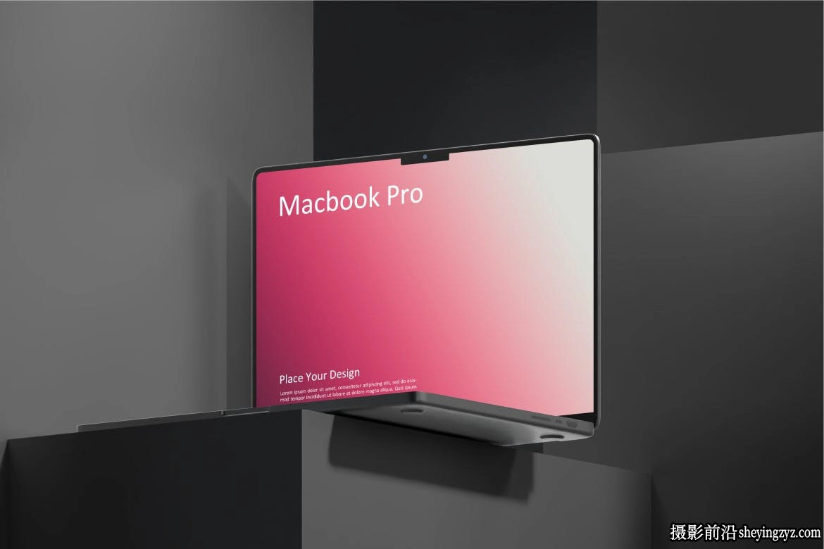 免费Macbook笔记本电脑样机模型
