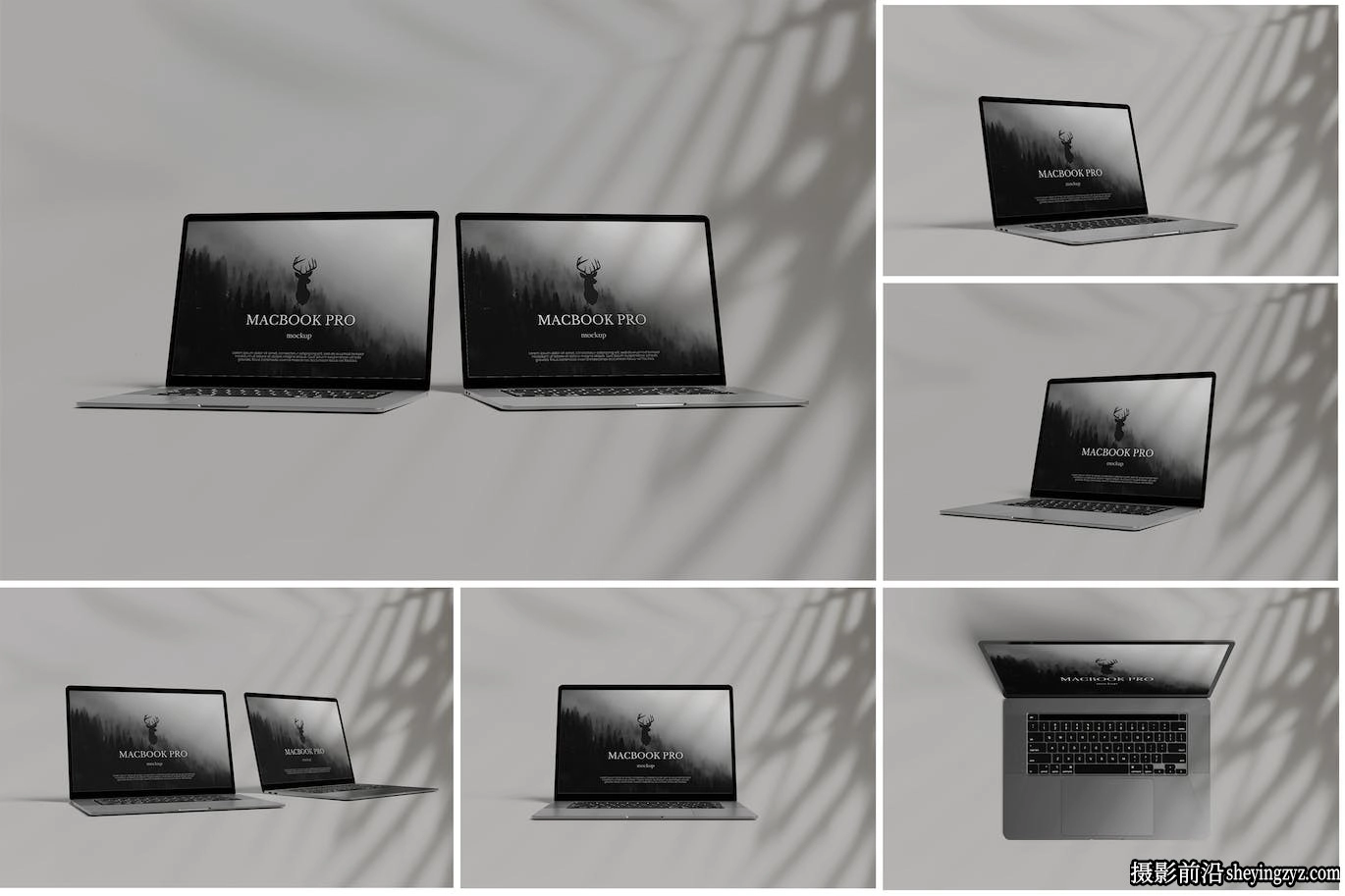 免费MacbookPro电脑展示样机