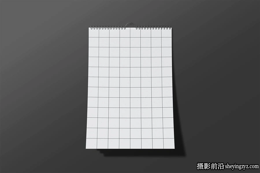 免费日历墙样机日历样机