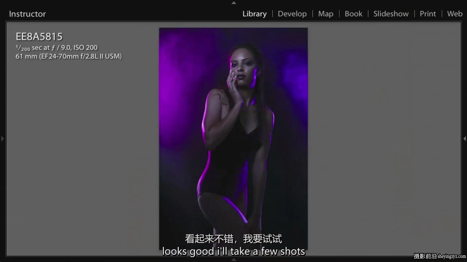 摄影师 Lindsay Adler 用最低成本进行创意人像摄影布光教程-中英字幕