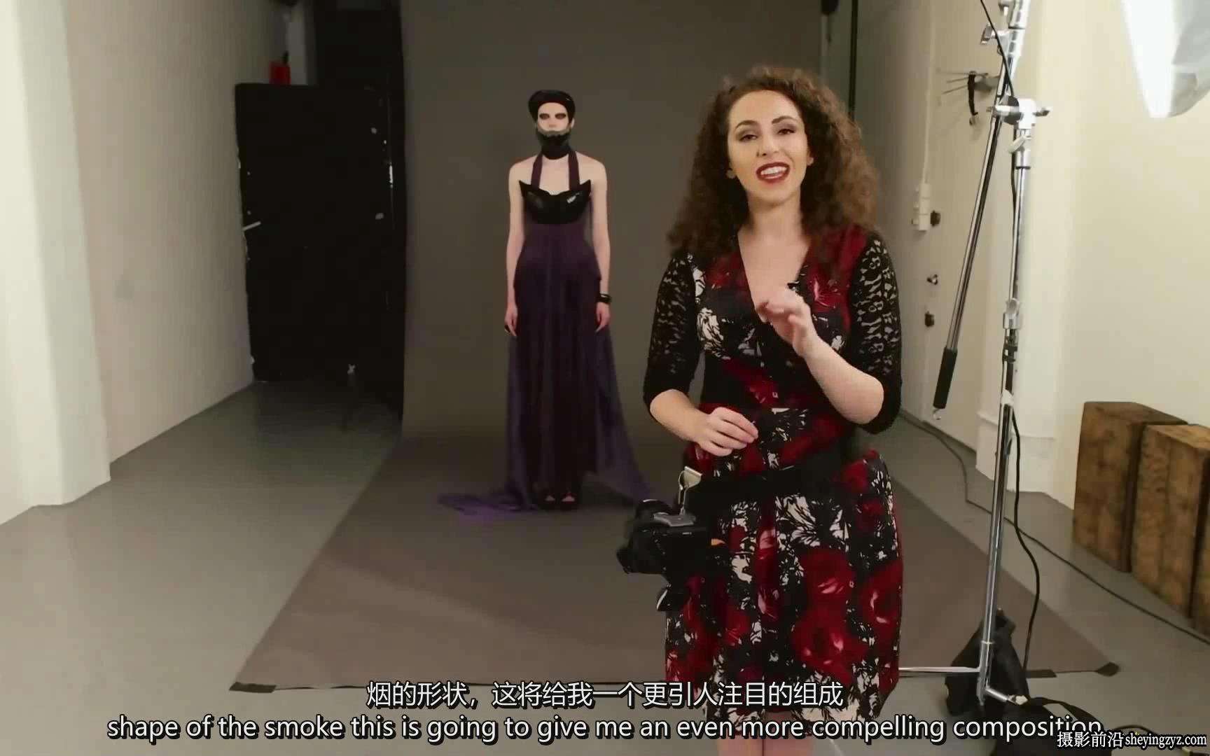 摄影师 Lindsay Adler 拍摄高影响力时尚人像大片教程-中英字幕