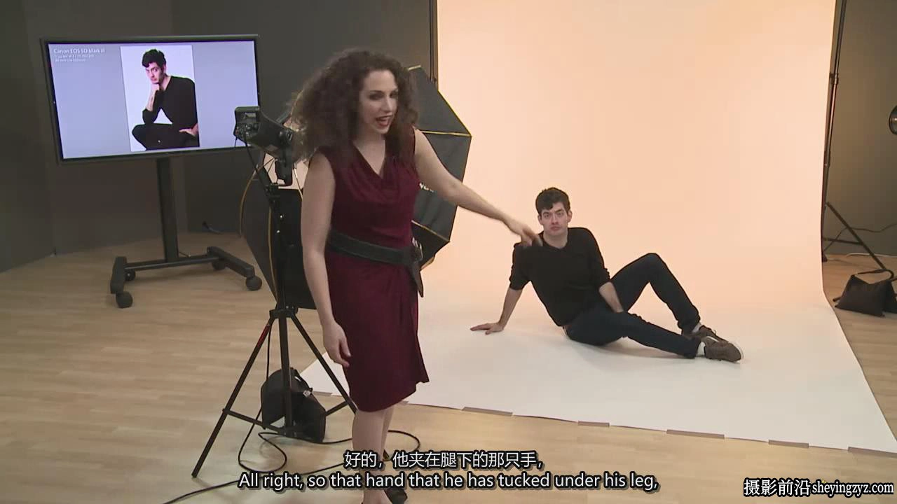 摄影师 Lindsay Adler 掌握男性各种摆姿势完整指南教程-中英字幕