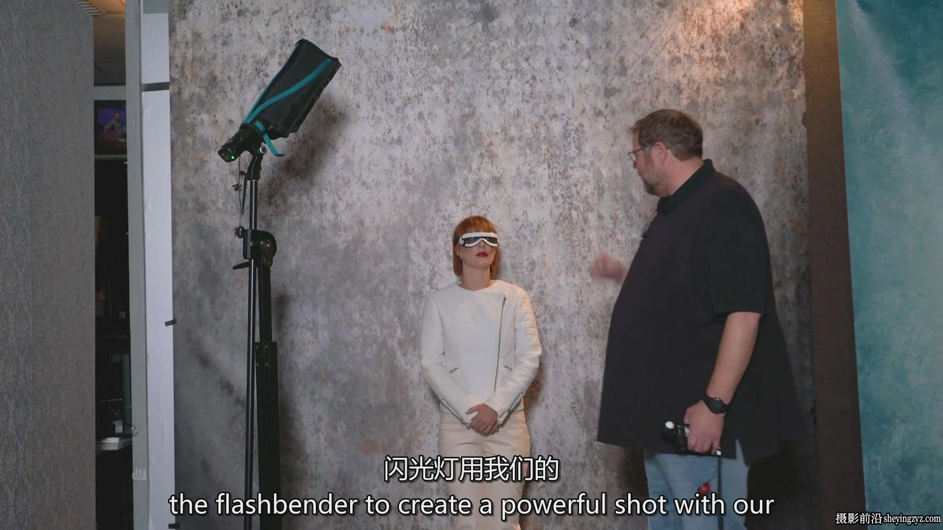 摄影师Frank Doorhof工作室人像布光照明基础入门教程-中英字幕