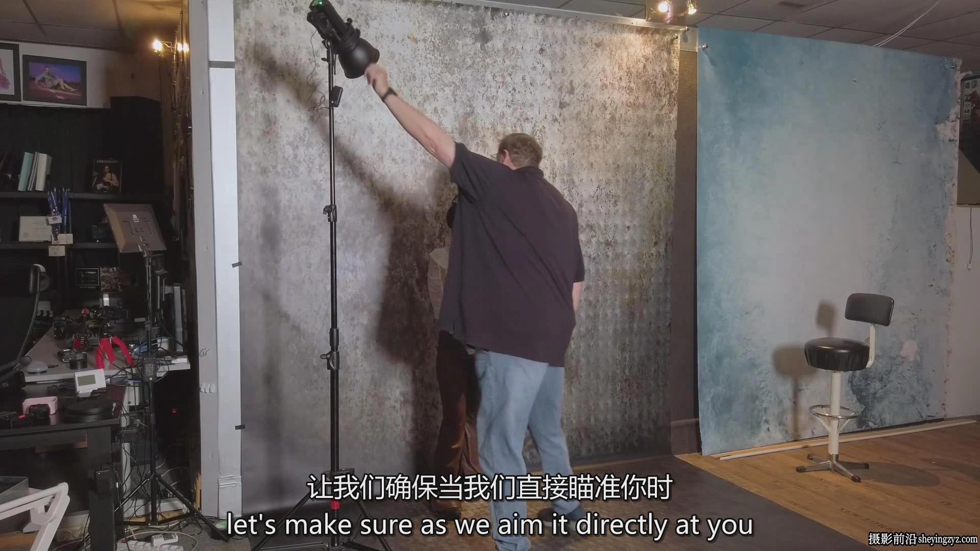 摄影师Frank Doorhof工作室人像布光照明基础入门教程-中英字幕