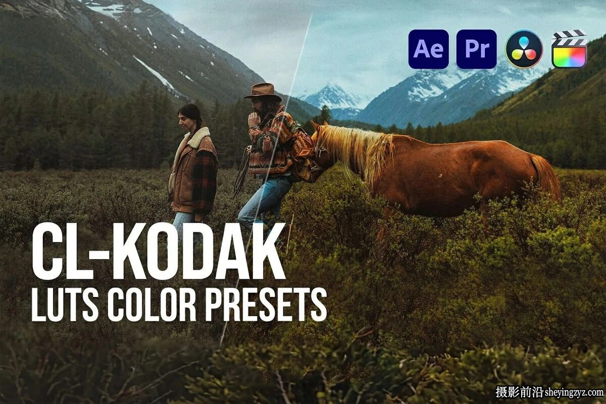 Pixflow –CL-Kodak LUTs 28个柯达胶片风格色彩还原LUT调色预设