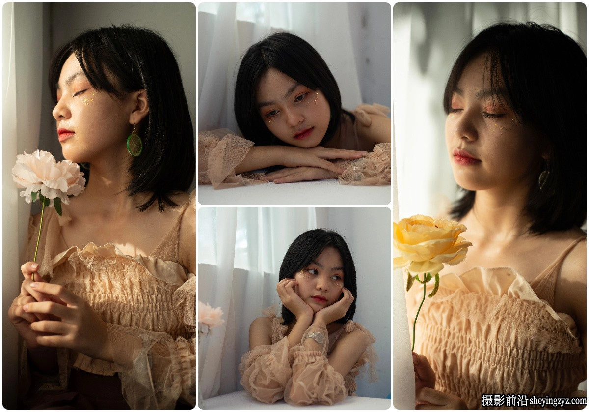 室内情绪美女私房写真摄影RAW原片修图练习RAW素材24张