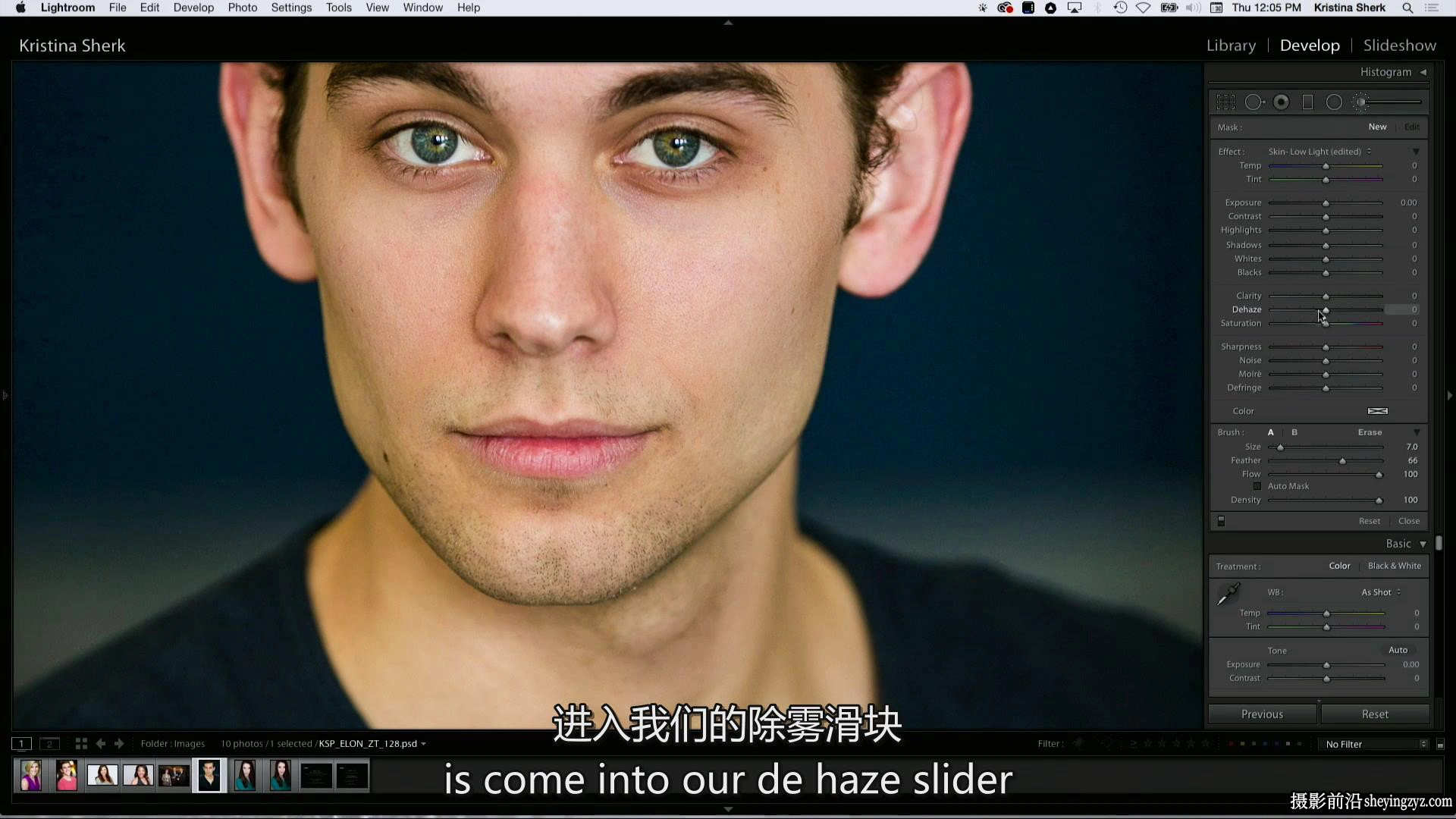 KelbyOne -Kristina Sherk Lightroom Classic肖像修饰教程-中英字幕