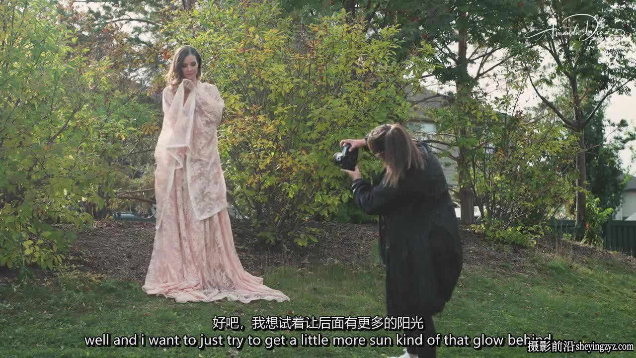 Amanda Diaz -柔和复古浪漫人像摄影及后期大师班教程-中英字幕