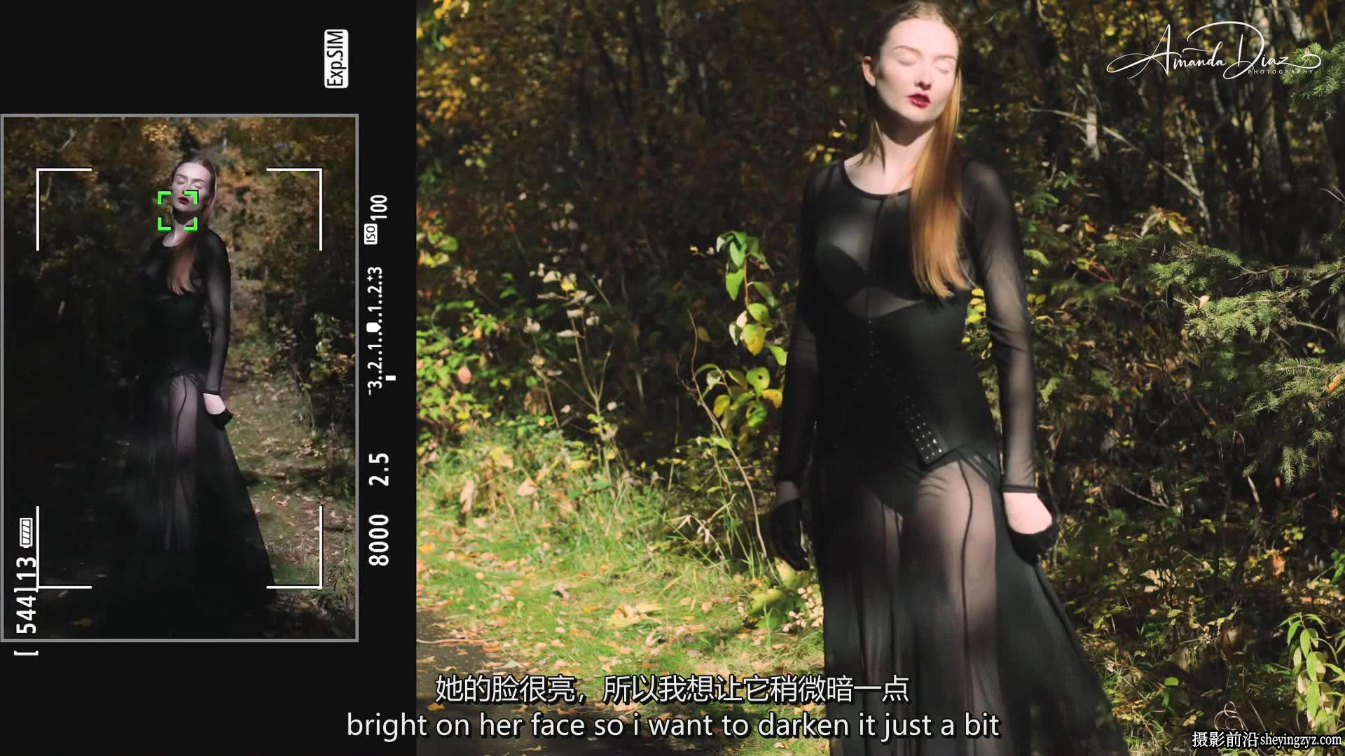 Amanda Diaz -时尚人像摄影布光及后期修图大师班教程-中英字幕
