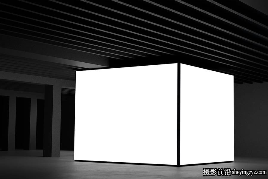 城市灯箱样机展示样机模型