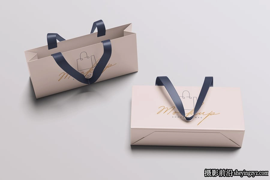 购物袋样机,品牌袋子展示样机