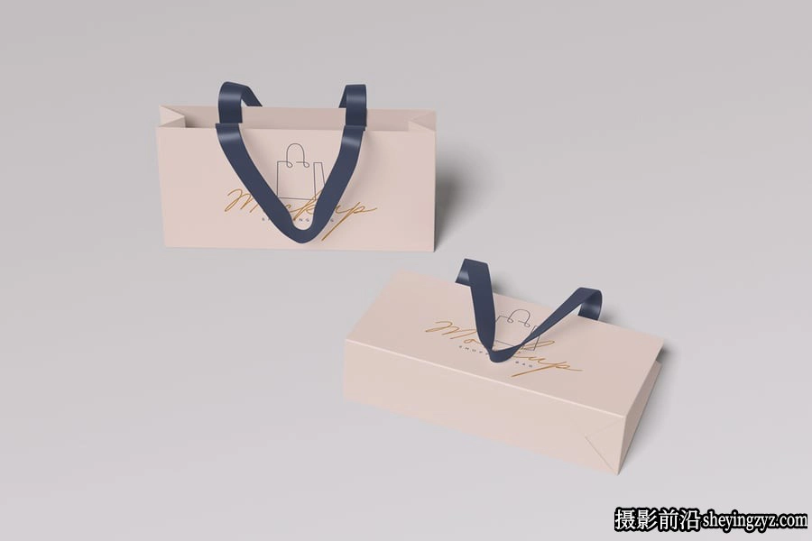 购物袋样机,品牌袋子展示样机