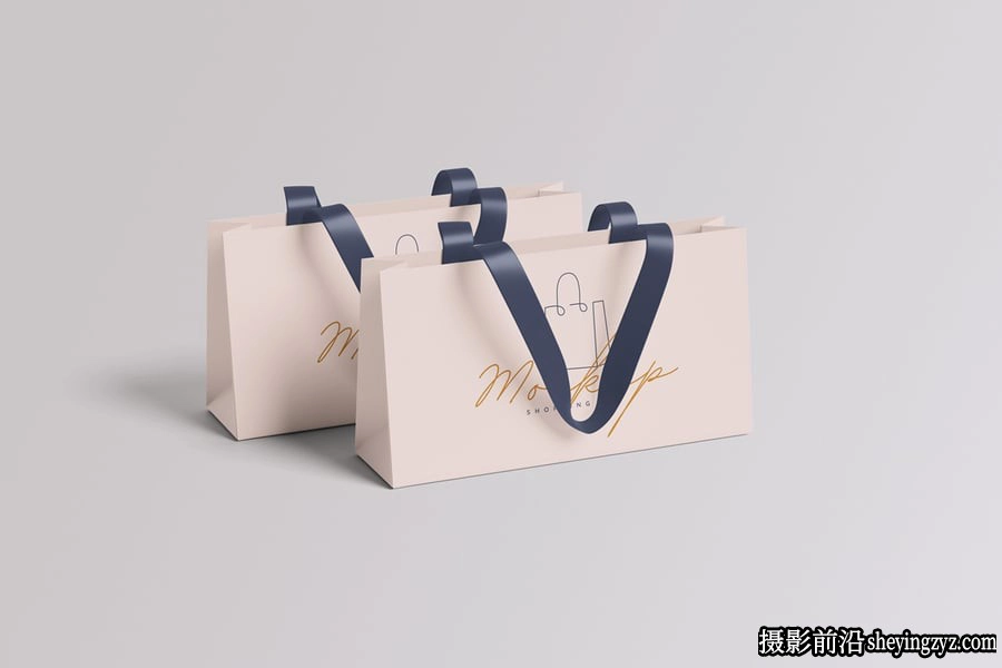 购物袋样机,品牌袋子展示样机