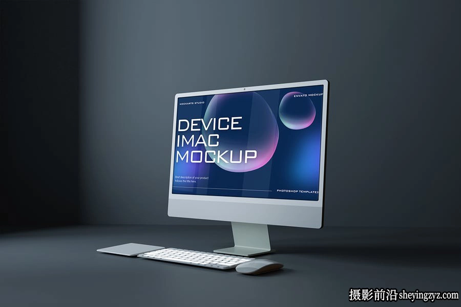 iMac电脑样机,iMac展示样机模型