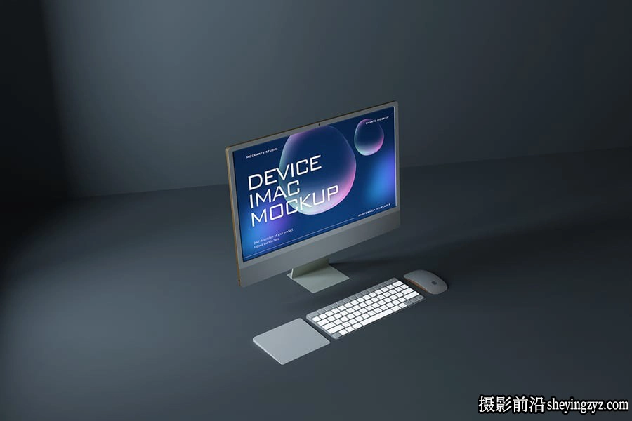 iMac电脑样机,iMac展示样机模型