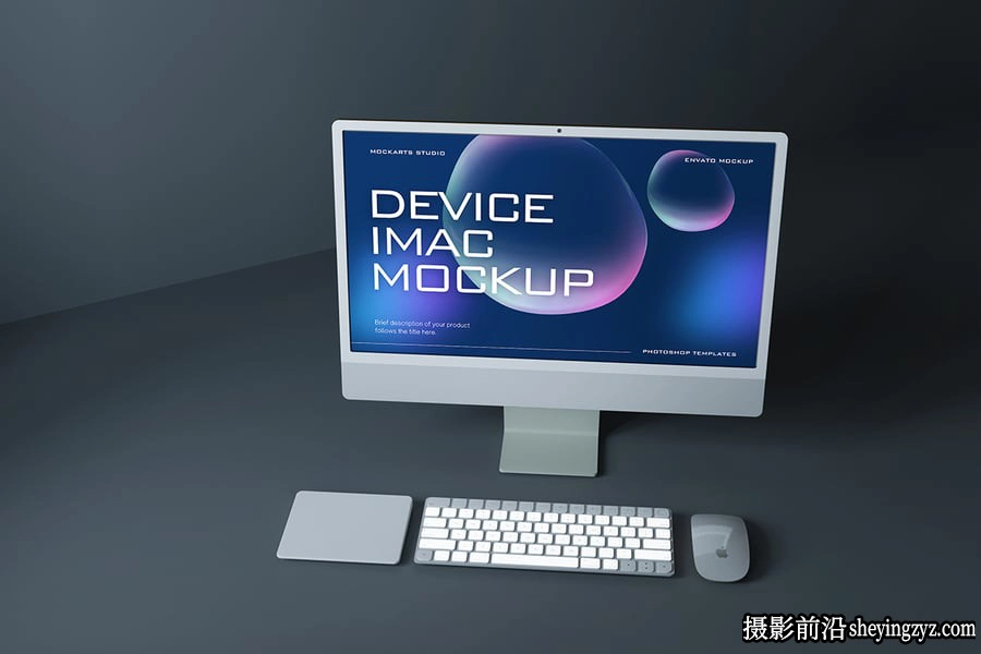 iMac电脑样机,iMac展示样机模型