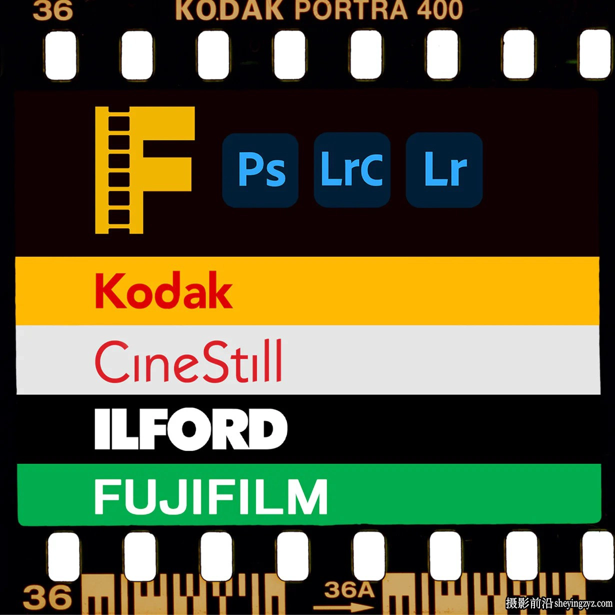 电影仿真胶片LR预设+电影边框 Film is Fun-Film Emulation Preset