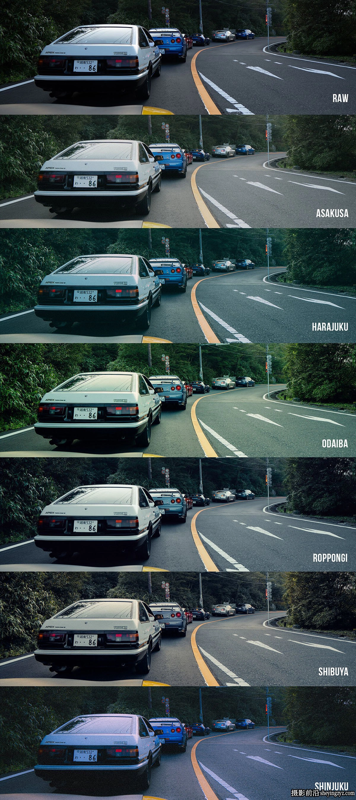 日本东京街头摄影Lightroom预设ACR预设 TOKYO DREAM PRESET PACK