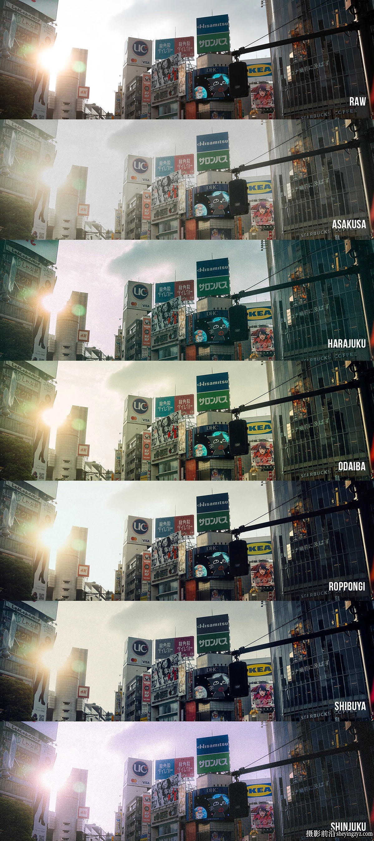 日本东京街头摄影Lightroom预设ACR预设 TOKYO DREAM PRESET PACK