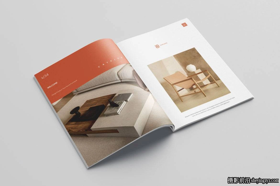 家具产品目录排版布局InDesign模板 Vol.14