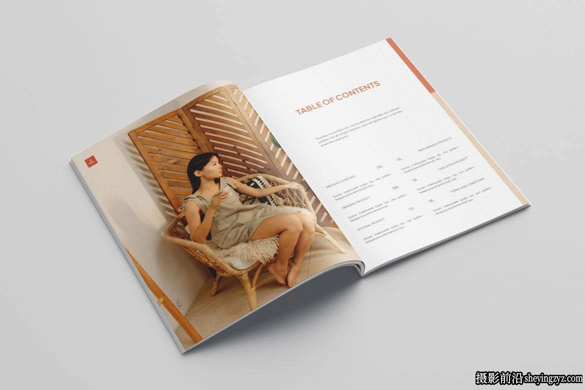 家具产品目录排版布局InDesign模板 Vol.14