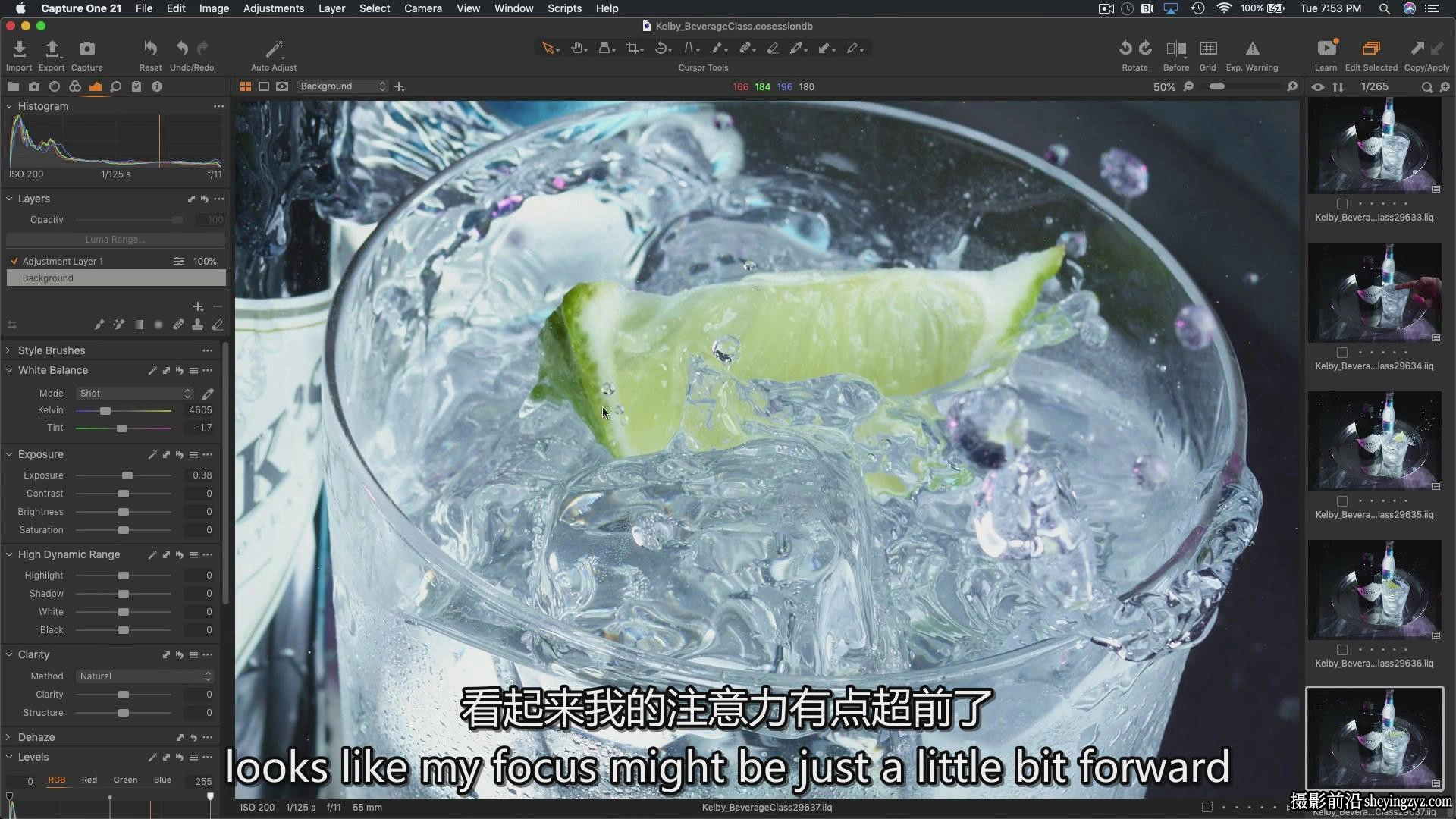 KelbyOne -Aaron Van饮料产品和飞溅摄影的布光教程-中英字幕