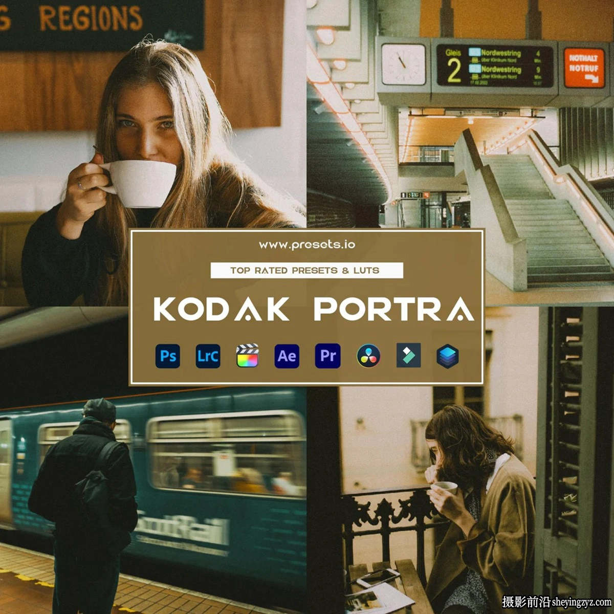 ‌柯达Portra仿真LR预设手机lr预设Presets.io- Kodak Portra Preset