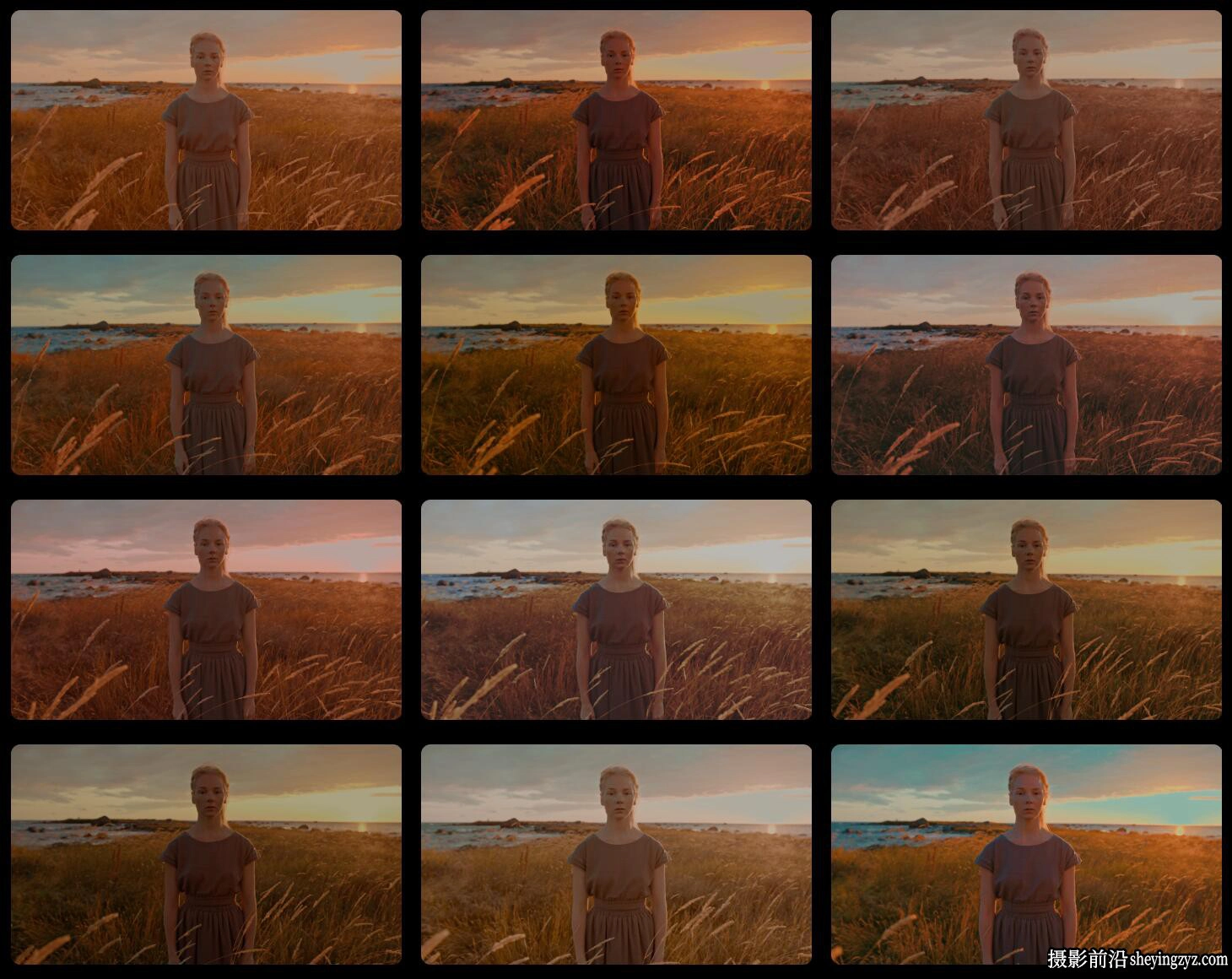 Pixflow-CL-Sunset Coloring LUTs落日黄昏黄金时段电影调色LUT预设
