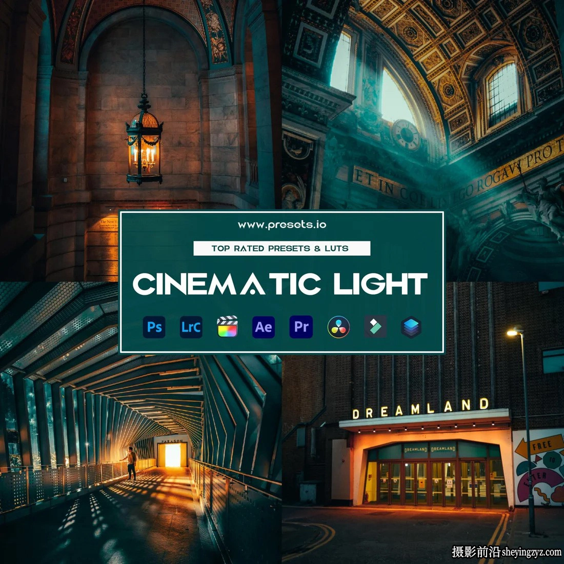 经典扫街电影胶片色彩LR预设 Presets.io–Cinematic Light Preset