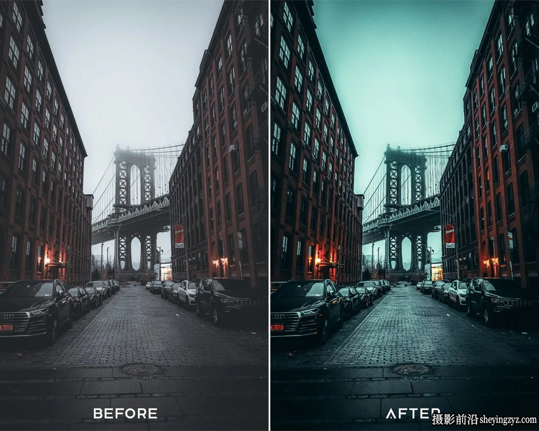 经典扫街电影胶片色彩LR预设 Presets.io–Cinematic Light Preset