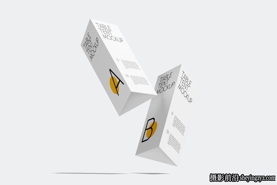 台帐设计样机,桌帐篷展示样机