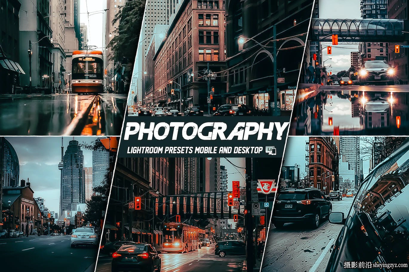 蓝绿橙城市街拍电影风光R预设ACR预设 Photo Lightroom Presets