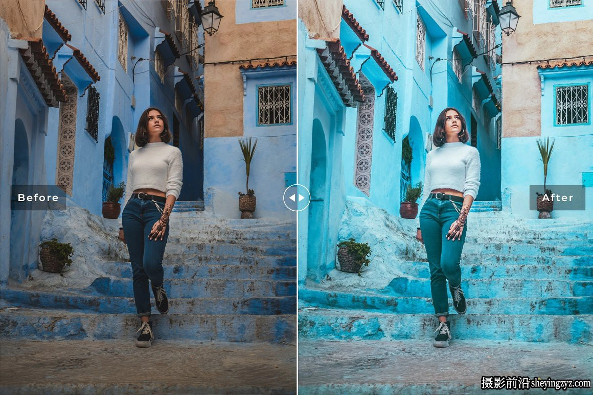 蓝调完美人像肤色LR预设手机LR预设Kyanite Pro Lightroom Presets