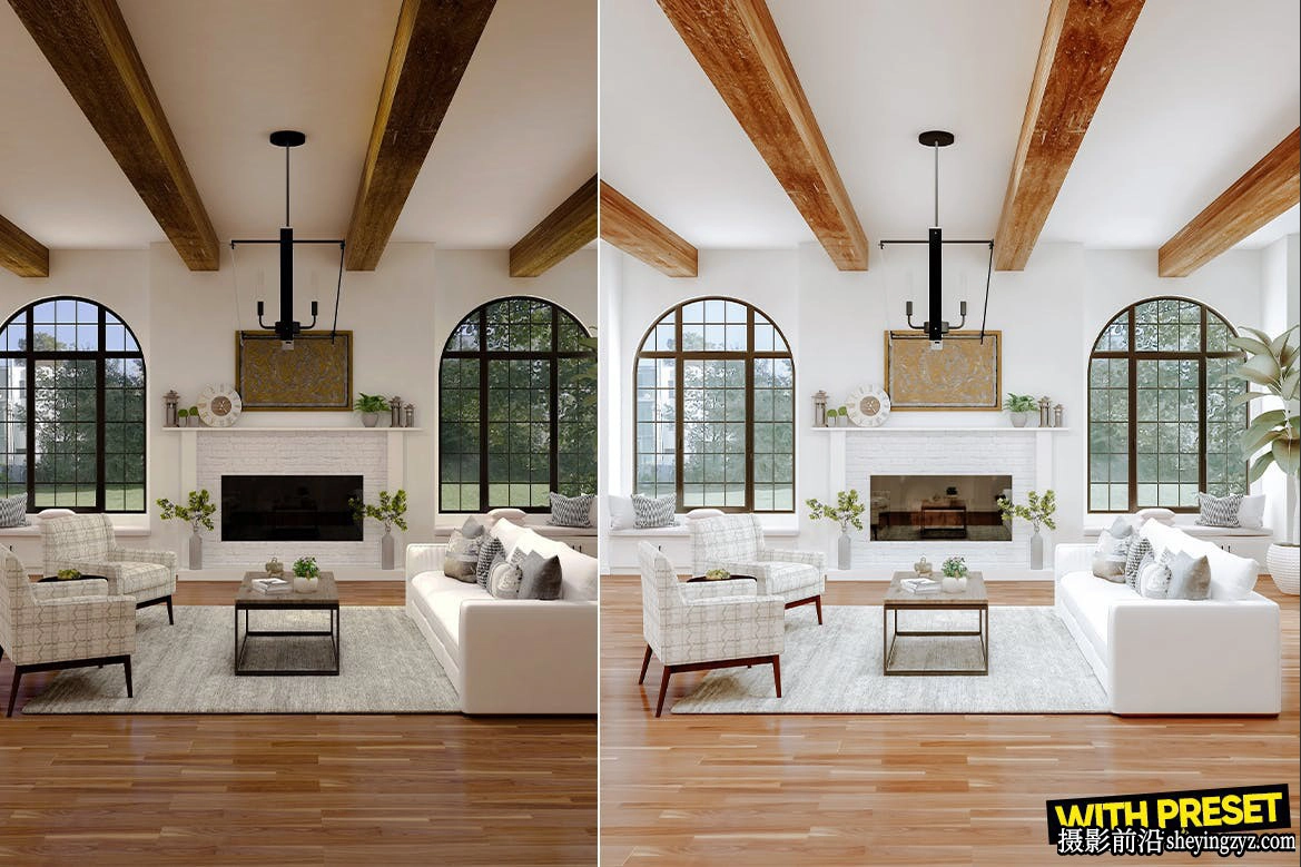 室内摄影后期调色LR预设手机LR预设 ARTA Presets-Interior Presets
