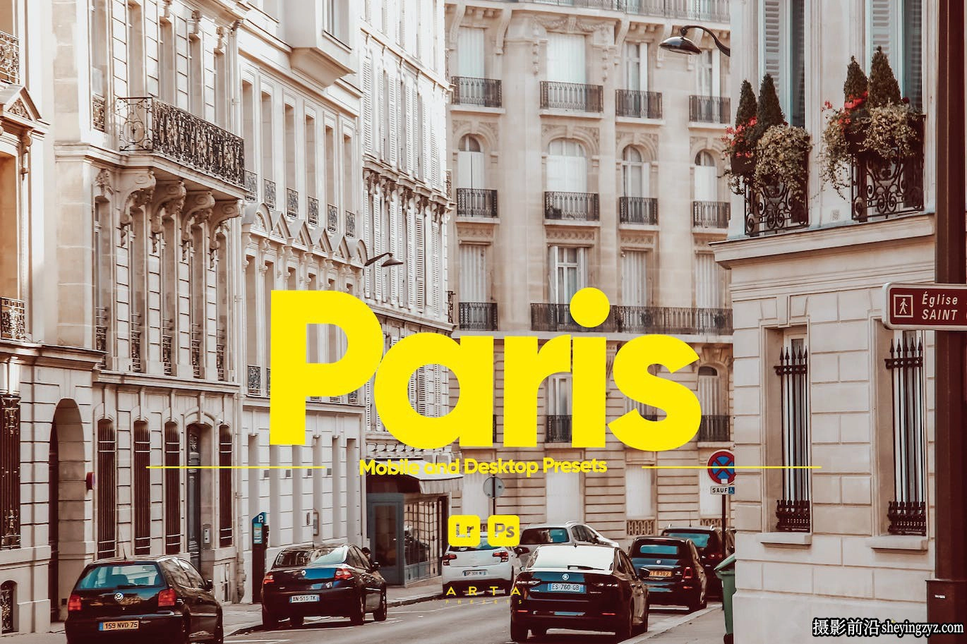 巴黎城市风光调色LR预设ACR调色预设 ARTA Presets- Paris Presets