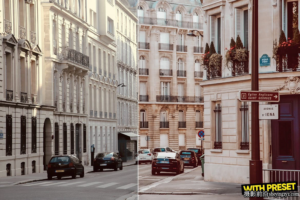 巴黎城市风光调色LR预设ACR调色预设 ARTA Presets- Paris Presets