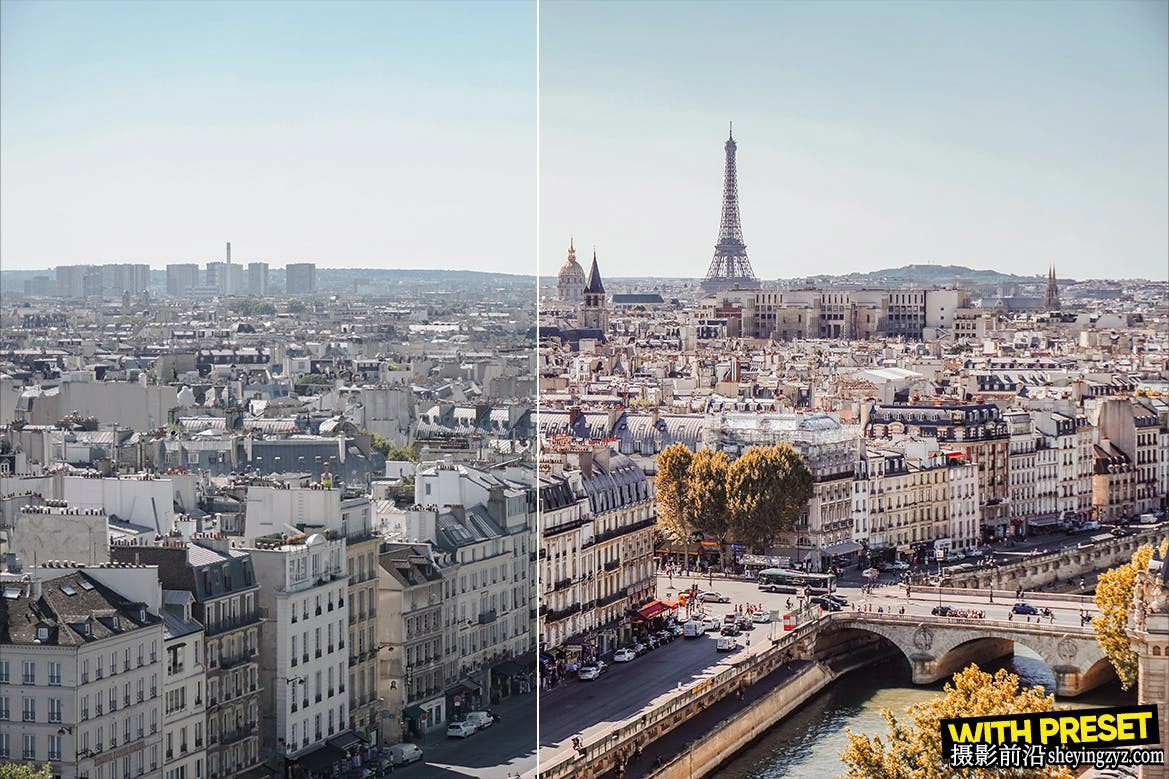 巴黎城市风光调色LR预设ACR调色预设 ARTA Presets- Paris Presets