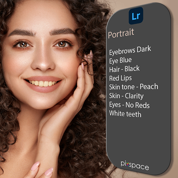 AI人工智能自适应人像修饰lr预设汉化版 AI Portrait LR Presets