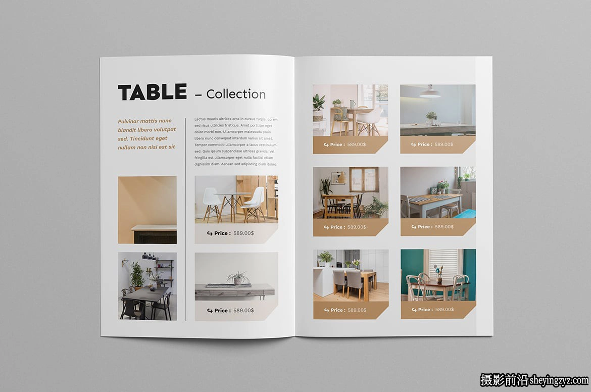 家具目录设计宣传手册InDesign模板