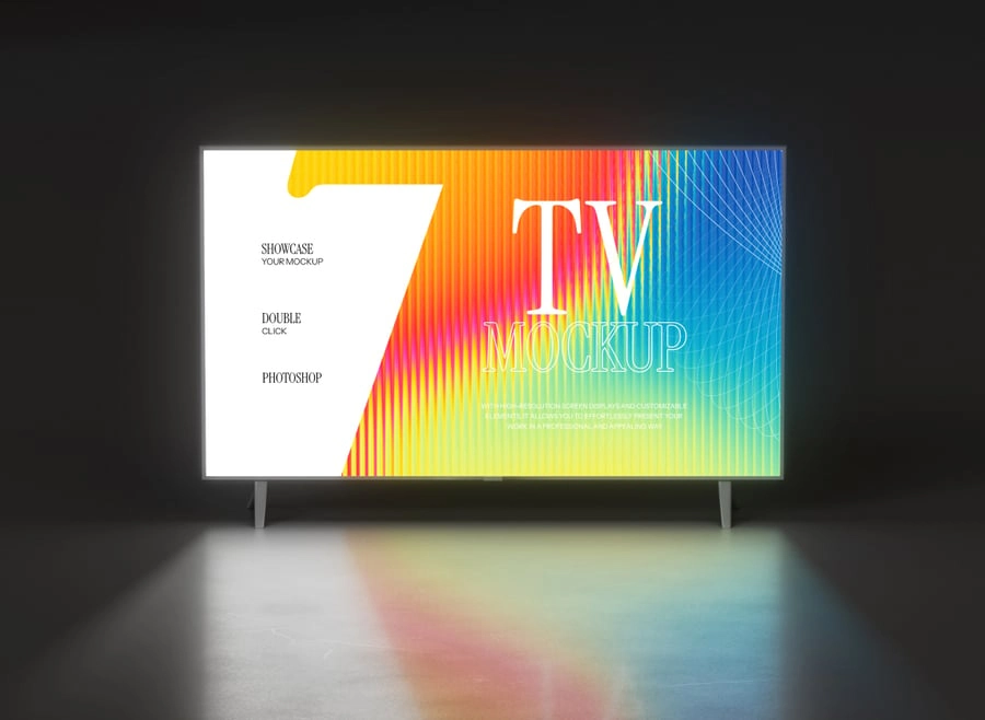 大屏电视屏幕样机,电视产品样机