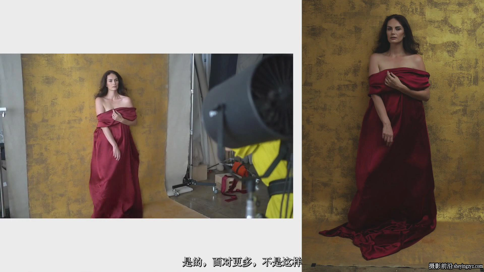 时尚人像写真时装礼服摆姿造型摄影布光完整教程VOL.1-中文字幕