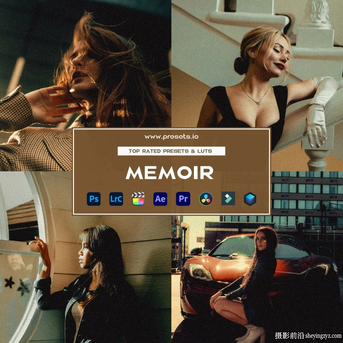 永恒复古电影人像LR预设手机LR预设 Presets.io - Memoir Preset