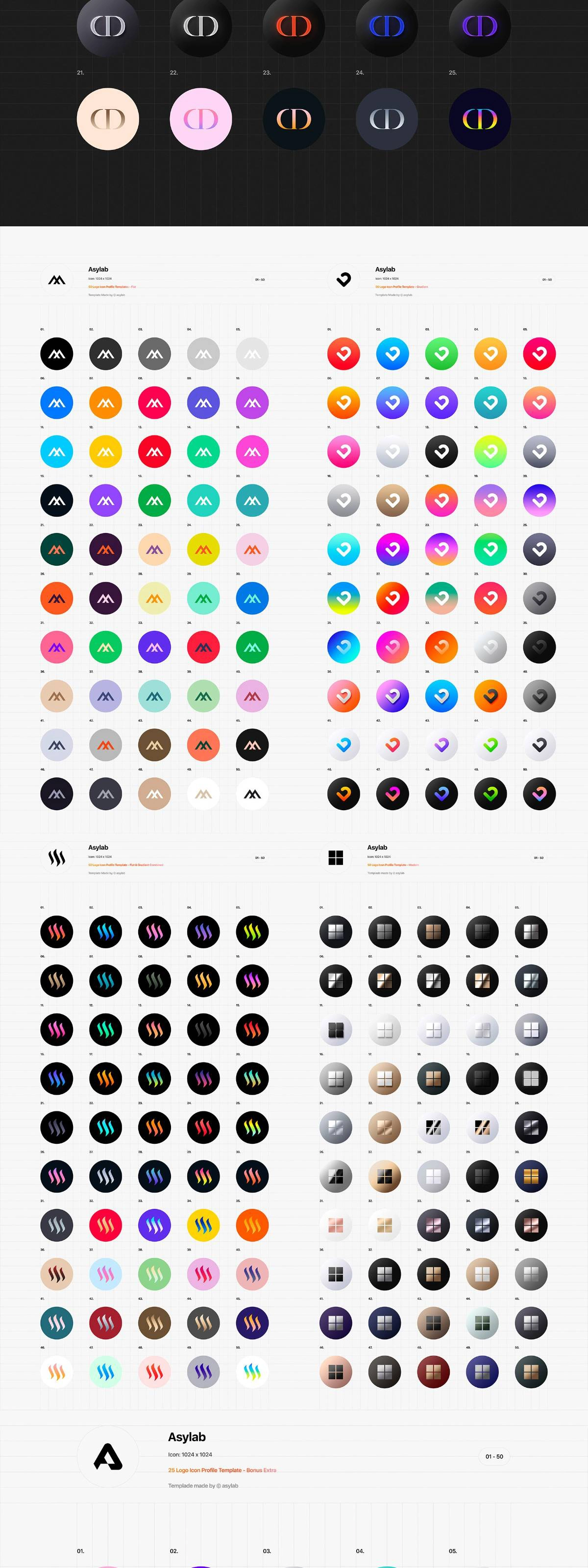225种Icon图标简介LOGO标志样机模型大合集