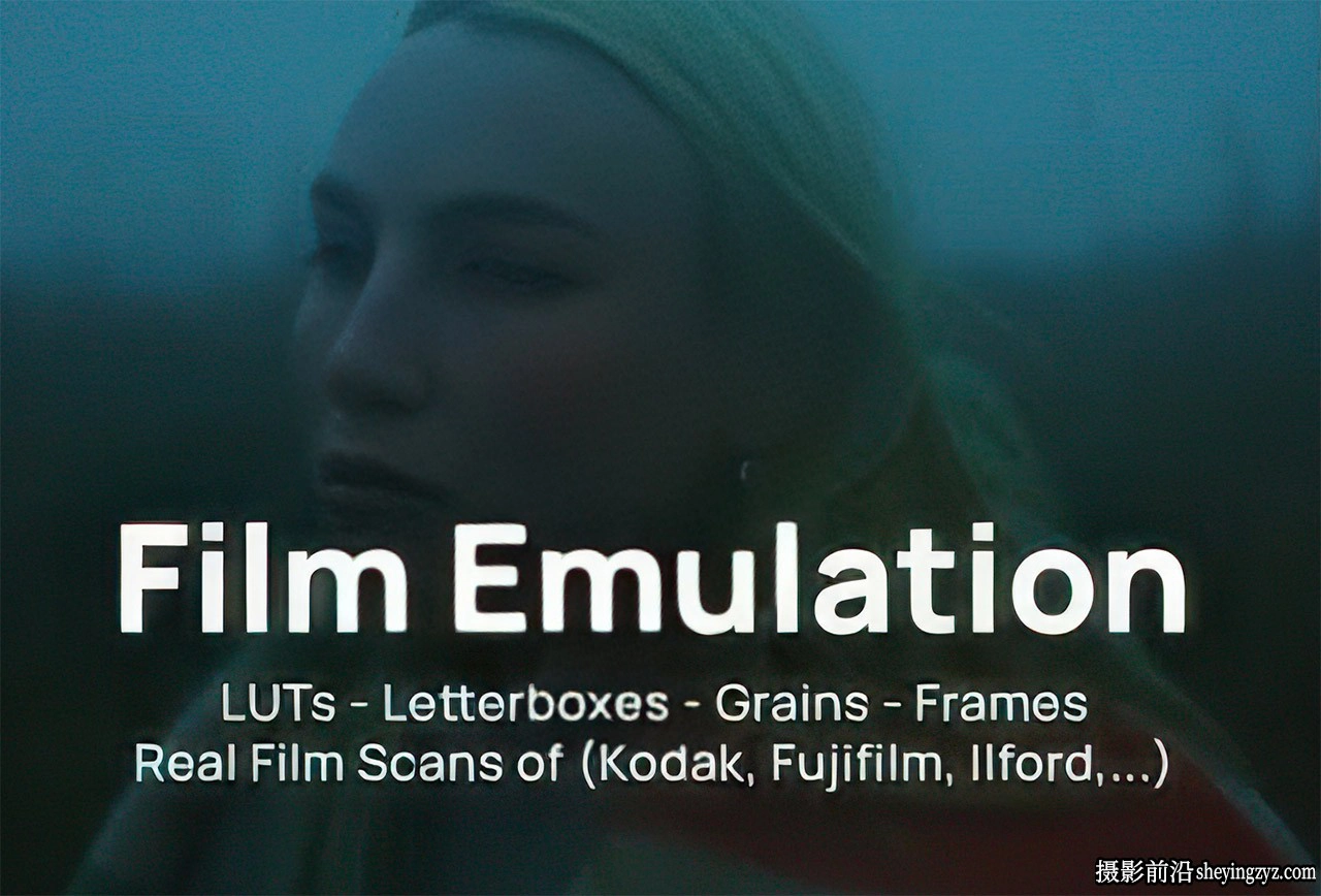 电影仿真模拟专业版LUT预设及胶片边框 Pixflow–Film Emulation Pro